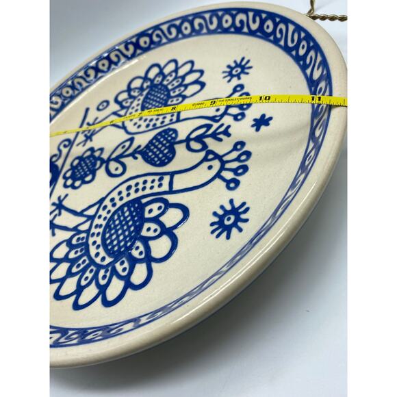 Karl Hentschel/Erna Leitner Studio ceramic Plate Tittmoning signed by leitner - Picture 7 of 8